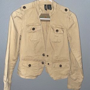 Women’s small tan bomber jacket